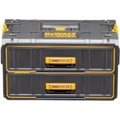DeWALT DWST83529-1 Heavy Duty TOUGHSYSTEM 2.0 2 Drawer Stackable Mobile Storage Tool Box Module System -Tools Discounts DWST83529 1 4