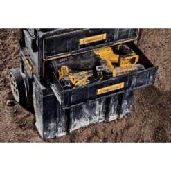 DeWALT DWST83529-1 Heavy Duty TOUGHSYSTEM 2.0 2 Drawer Stackable Mobile Storage Tool Box Module System -Tools Discounts DWST83529 1 6
