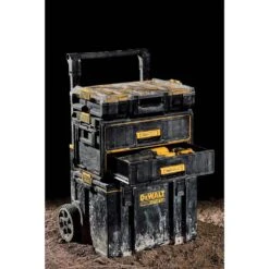DeWALT DWST83529-1 Heavy Duty TOUGHSYSTEM 2.0 2 Drawer Stackable Mobile Storage Tool Box Module System -Tools Discounts DWST83529 1 7