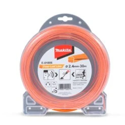 Makita E-01806 2.4mm X 30m Four Leaf Silent Nylon Line Suits Cordless High Powered Battery Operated Line Trimmers