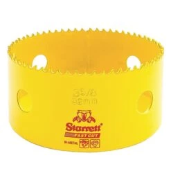 Starrett FCH0358-G 92mm (3-5/8″) Fast Cut Professional Straight Pitch Bi-Metal Hole Saw
