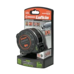 CRESCENT Lufkin G2NE832M Gen 2 Shockforce Nite Eye™ Tape Measure 8m X 32mm Black Blade -Tools Discounts G2NE832M Packaged 3D