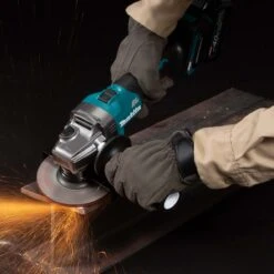 Makita GA005GZ 40V MAX XGT Lithium-Ion Cordless Brushless 125mm Slide Switch Angle Grinder – Tool Only -Tools Discounts GA005GZ 1