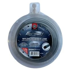 GB GBT885 Heavy Duty Titanium Round Nylon Trimmer Line 1 Pound 2.6mm / 0.105″, 66m