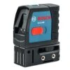 Bosch GLL2-40 Professional Red Beam Self Leveling 2 Way Horizontal & Vertical Cross Line Laser Level 0601063711