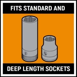 GEARWRENCH 83118 3 Piece 1/4″, 3/8″ & 1/2″ Drive Black SAE / Imperial Socket Storage Tray Set -Tools Discounts GW 83119 ICON02