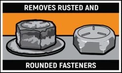 GEARWRENCH 86071 10 Piece 1/2″ Square Drive Metric & SAE Bolt Biter™ Impact Extraction Twist Socket Set -Tools Discounts GW ICON ROUNDING 3