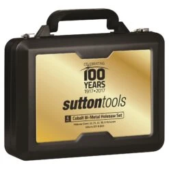 Sutton Tools H105S100 6 Piece Cobalt Bi-Metal Holesaw Set 100 Year Anniversary In Limited Edition Metal Case -Tools Discounts H105S100 1