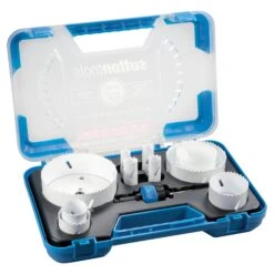 Sutton Tools H125BM8 Heavy Duty Bi-Metal Cobalt 10 Piece Plumber’s Holesaw Set