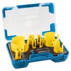 Sutton Tools H127MP6 8 Piece Carpenter’s Multi-Purpose H127 Hole Saw Kit TCT Set Replaces H111009C