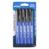 Kincrome K11785 Permanent Marker Fine Tip 5 Pack Black