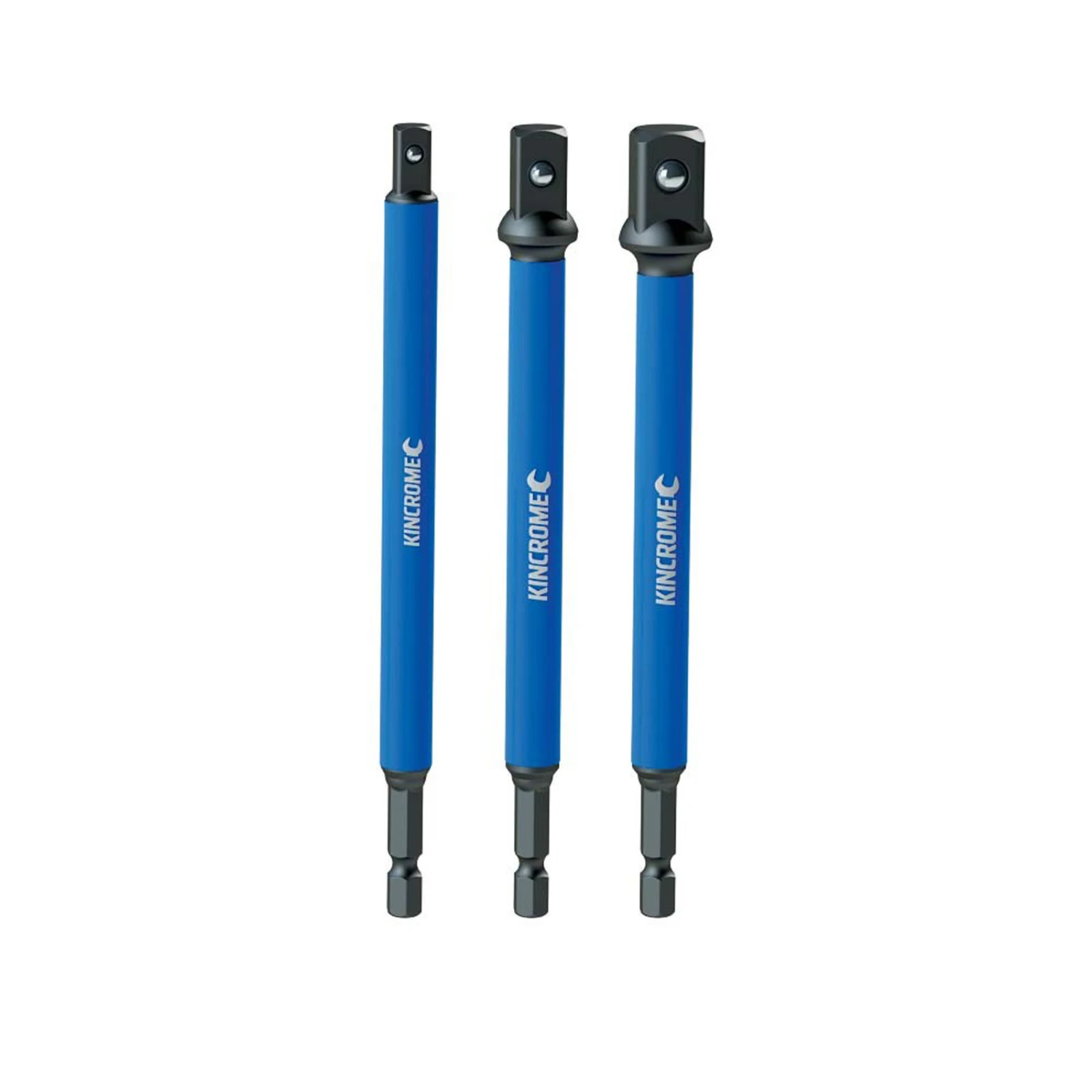 Kincrome K21514 1/4″ Hex Drive Impact Socket Driver Adaptor Mixed Pack 150mm 3 Piece 3 Kincrome K21514 1/4″ Hex Drive Impact Socket Driver Adaptor Mixed Pack 150mm 3 Piece