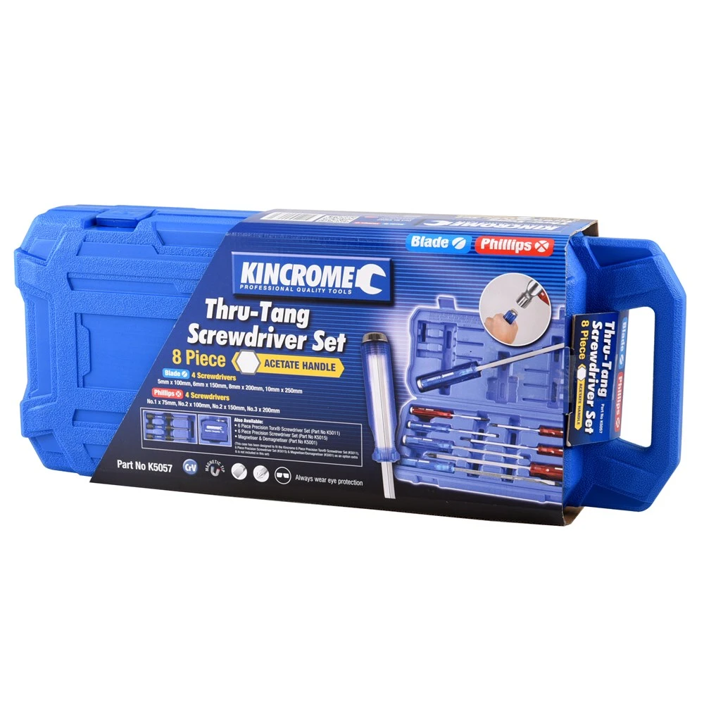 Kincrome K5057 8 Piece THRU TANG Screwdriver Set 5 Kincrome K5057 8 Piece THRU TANG Screwdriver Set - Image 3