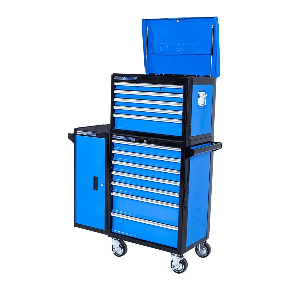 Kincrome K7992 Evolution Deep Chest, Trolley & Side Locker Combo 16 Drawer 3 Kincrome K7992 Evolution Deep Chest, Trolley & Side Locker Combo 16 Drawer