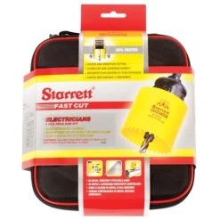 Starrett KFC06021 Fast Cut 6 Piece Electricians Hole Saw Set -Tools Discounts KFC06021 2