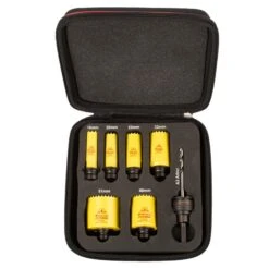 Starrett KFC06071 Ulti-Mate Rapid Change 6 Piece Electricians Hole Saw Kit 62501