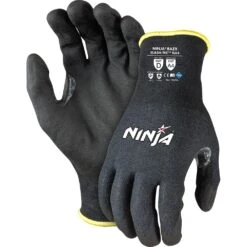 Ninja HFT RAZR SLASH-TEC DA4 Black Gloves 1 Pair – Extra Large (XL) NIRZRSTDOBBR1XL