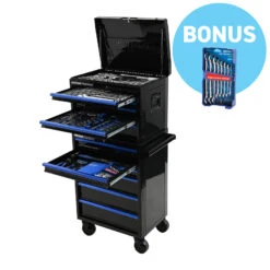 Kincrome P1931B PURSUIT EVOLUTION Workshop Chest & Trolley 209 Piece 14 Drawer 1/4″, 3/8” & 1/2″ Drive Tool Kit -Tools Discounts P1931B 3