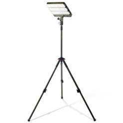 Plusrite PLS-WL25W-6K Portable LED 25W Solar Rechargeable 12V DC / 240V AC Work / Camp Light 3450Lm