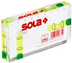 SOLA R100 Compact Clear Plastic Spirit Level / Transparent – Made In Austria -Tools Discounts R102 1