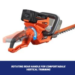 Redback RB-HT 40V Cordless Hedge Trimmer With Rear Swivel Handle (Tool Only) E522D -Tools Discounts RB HT 7