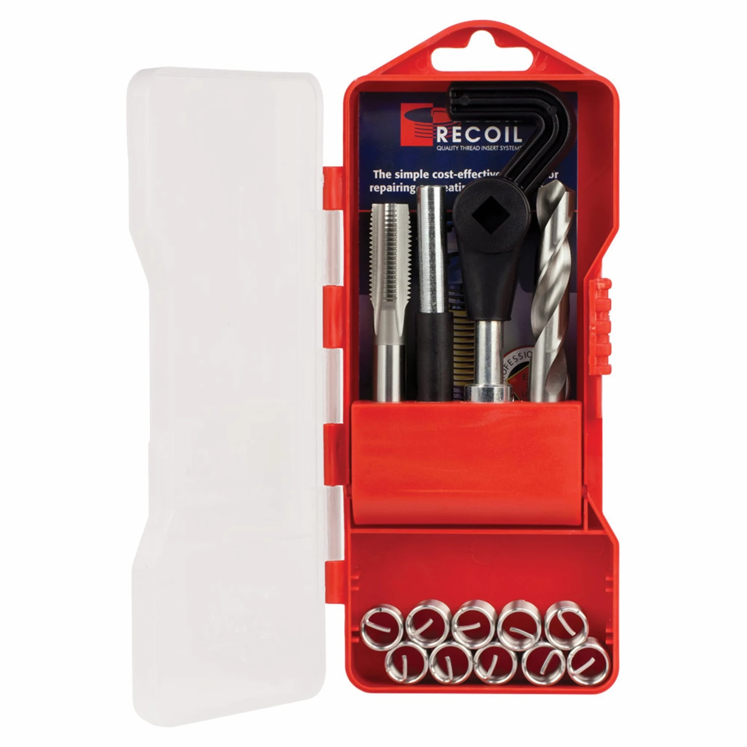 Recoil RC35088 Sutton Tools Metric Thread Repair Kit Coarse M8.0 – 1.25 Pitch With 10 Inserts 3 Recoil RC35088 Sutton Tools Metric Thread Repair Kit Coarse M8.0 – 1.25 Pitch With 10 Inserts