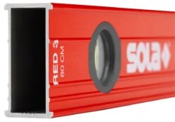 SOLA RED3060 Aluminium Box Profile Spirit Level RED 3 – 3 Vial 60cm 600mm Made In Austria -Tools Discounts RED3060 8 4