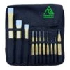 Rennsteig REN12 Chisel, Pin & Centre Punch Set In A Tool Roll 11 Piece – Made In Germany