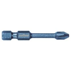 Sutton Tools S1600250 Ultrabit 1/4″ Hex Drive Magnetic Screwdriver Bit With Torsion Zone PH2 50mm Pack Of 2 – Made In Germany -Tools Discounts S1600250 1 2