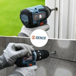 SENIX S2K2B2-03 18V 4.0Ah Lithium-Ion 2 Piece Brushless Cordless, Hammer Drill/Driver & Impact Driver Combo Kit -Tools Discounts S2K2B2 03 11