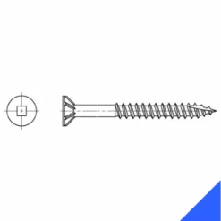 Inox World Stainless Steel 304 Grade Square Drive Decking Screws A2 (304) 10G-12×65 65mm Quantity 500 SDSA210GX65R -Tools Discounts SDS DIA A2 500x500 1