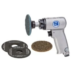 Shinano SI-2210R Pneumatic Air 4″ 100mm Disc Sander With 3″ Roloc SI2210R – Made In Japan