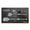 SP Tools SP29310 EVA 1/4″, 3/8” & 1/2″ Square Drive 3 Piece Sealed Head Ratchets Set -Tools Discounts SP29310