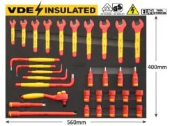 SP Tools SP55956 VDE Electric Vehicle EV Service Module Tool Kit In Custom Series Roller Cabinet 10 SP Tools SP55956 VDE Electric Vehicle EV Service Module Tool Kit In Custom Series Roller Cabinet -Tools Discounts SP55955 2 1