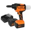 SP Tools SP81376 18V 4.0Ah Lithium-Ion Brushless Cordless Industrial Riveter Combo Kit -Tools Discounts SP81376 1