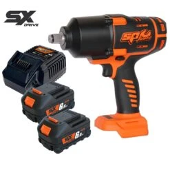 SP Tools SP83140 18V 6.0Ah Lithium-Ion Brushless Cordless 3/4″ Drive Impact Wrench Kit -Tools Discounts SP83140