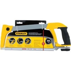 Stanley STHT20140 Box Frame Hacksaw & Bi-Metal Blade 12” 300mm -Tools Discounts STHT20140 1