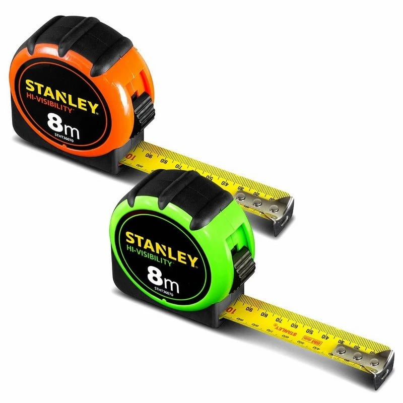 Stanley STHT36070 Hi-Visibility Tape Measure 8m Hi-Viz 3 Stanley STHT36070 Hi-Visibility Tape Measure 8m Hi-Viz