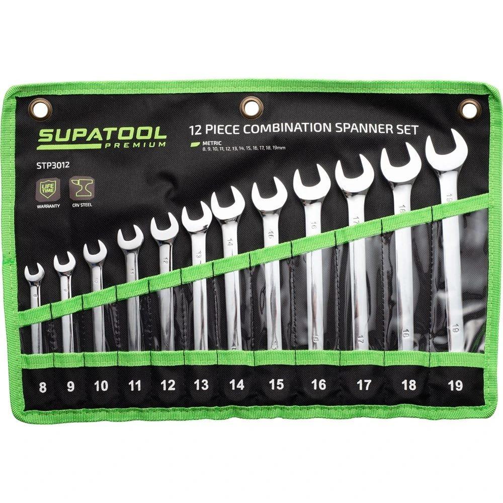 Supatool Premium STP3012 By Kincrome Combination Spanner Set 12 Piece Metric 3 Supatool Premium STP3012 By Kincrome Combination Spanner Set 12 Piece Metric