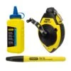 Stanley 47-681L FATMAX 30m Chalk Line Reel With Refill Powder Blue 113g / 4oz & Marker