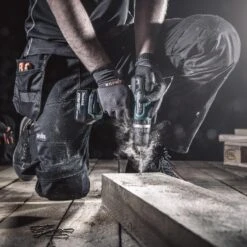 Scruffs T54499 Heavy Duty Hard Work Wear Trade Flex Holster Trousers Black 34” -Tools Discounts T54497 5