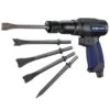 ITM TM340-404 Pistol Grip Air Pneumatic Hammer + 5 Piece Chisel Set