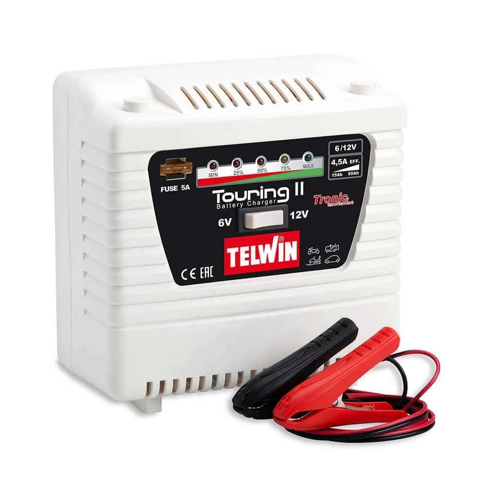 Telwin 807591 Touring 11 Battery Charger 230V 6V 2A / 12V 4.5A 3 Telwin 807591 Touring 11 Battery Charger 230V 6V 2A / 12V 4.5A