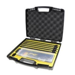 Alpha TS08-EXT300LK7 Electricians 7 Piece 300mm 1/4″ Pro Lock Locking Extension Bar Spade Bit Kit