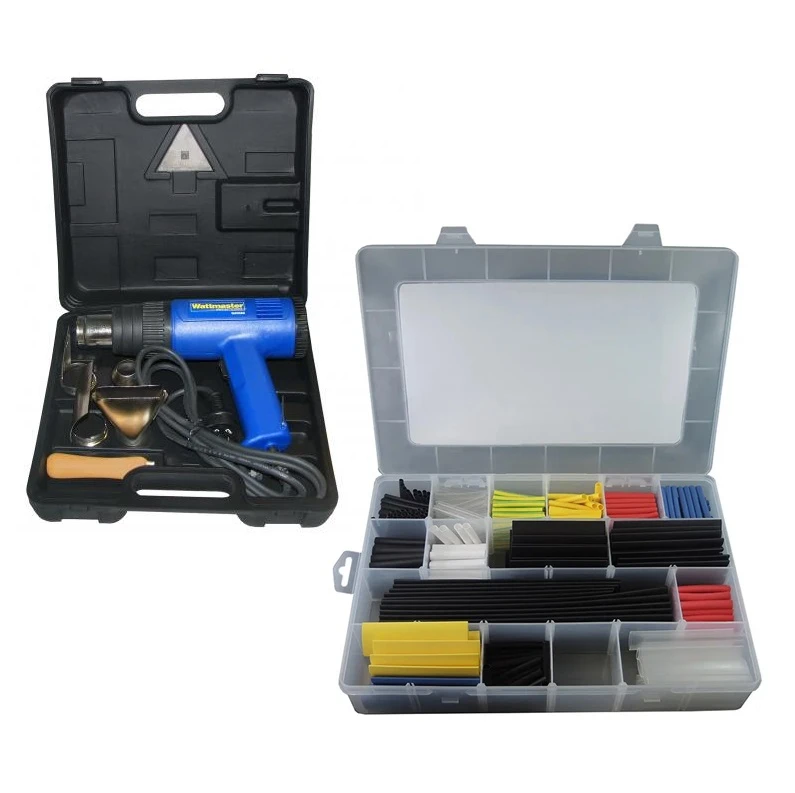 Alco ALCHSKIT2HGK Multi Purpose Heat Shrink Kit With Heat Gun Set 3 Alco ALCHSKIT2HGK Multi Purpose Heat Shrink Kit With Heat Gun Set