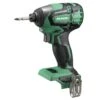 HiKOKI WH18DBSL(H4Z) 18V Lithium-Ion Slide 1/4″ Hex Drive Brushless Impact Driver – Tool Only
