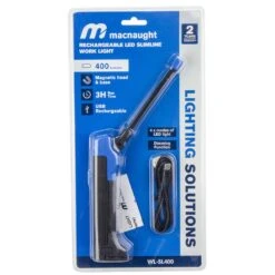 Macnaught WL-SL400 Lithium-Ion Rechargeable Slimline LED Folding Inspection Light -Tools Discounts WL SL400 1
