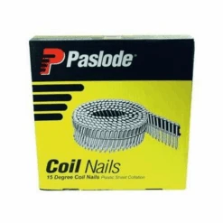 Paslode B25140 Coil 50mm X 2.5mm Ring Hot Dip Galvanised HDG Nails Diamond Point