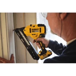 DeWALT DCN650D1-XE 18V XR 2.0AH Lithium-Ion Brushless 15Ga Second Fix Angled DA Bradder Nailer Combo Kit -Tools Discounts dcn650D1 XJ 9