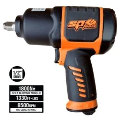 SP Tools SP9840 Air Pneumatic 1/2″ Square Drive High Torque Impact Wrench 1800Nm -Tools Discounts sp9840 2